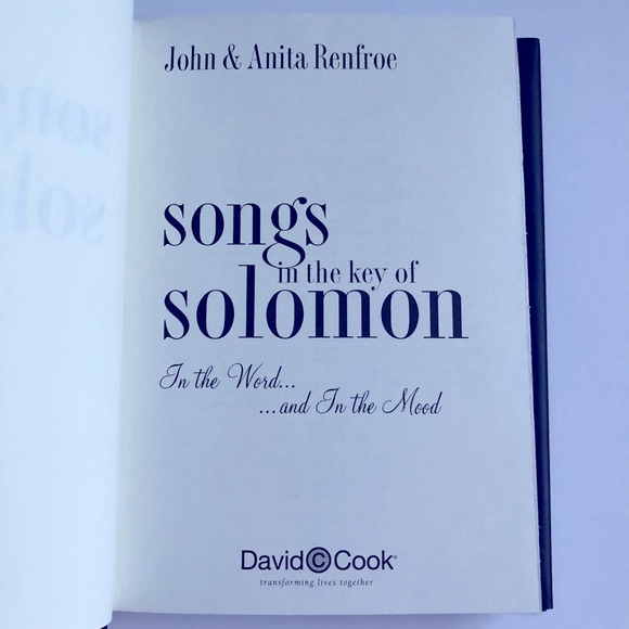 SONGS IN THE KEY OF SOLOMON by John & Anita Renfroe Christian Book NEW - Picture 8 of 16